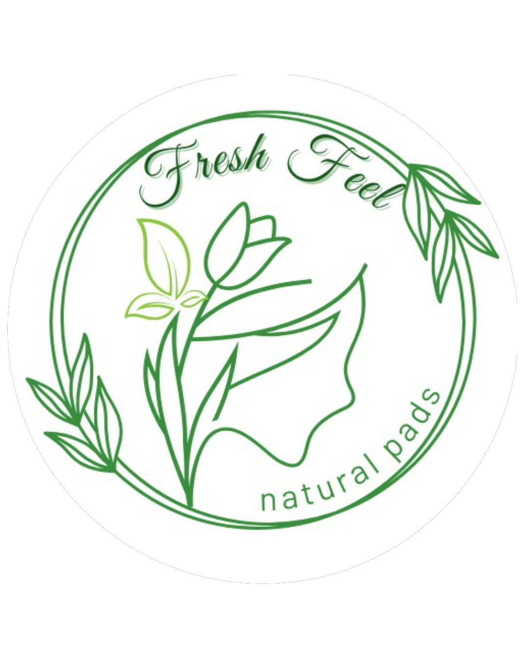 Fresh Feel Herbal Cotton Pads Logo